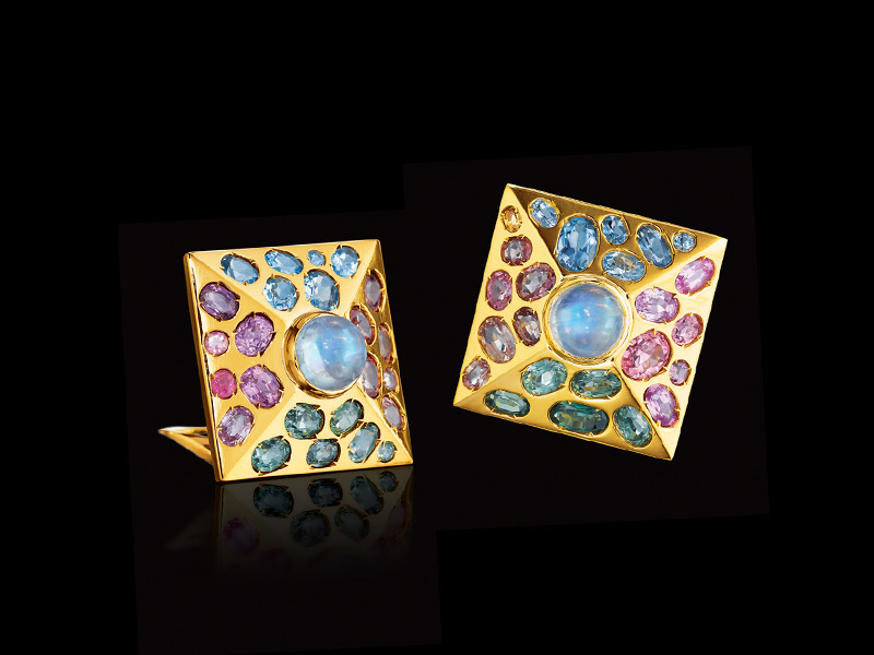 Jewel earrings