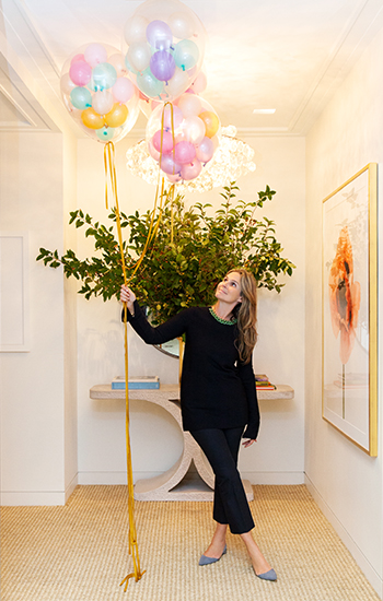 Aerin 5th Anniversary party balloons