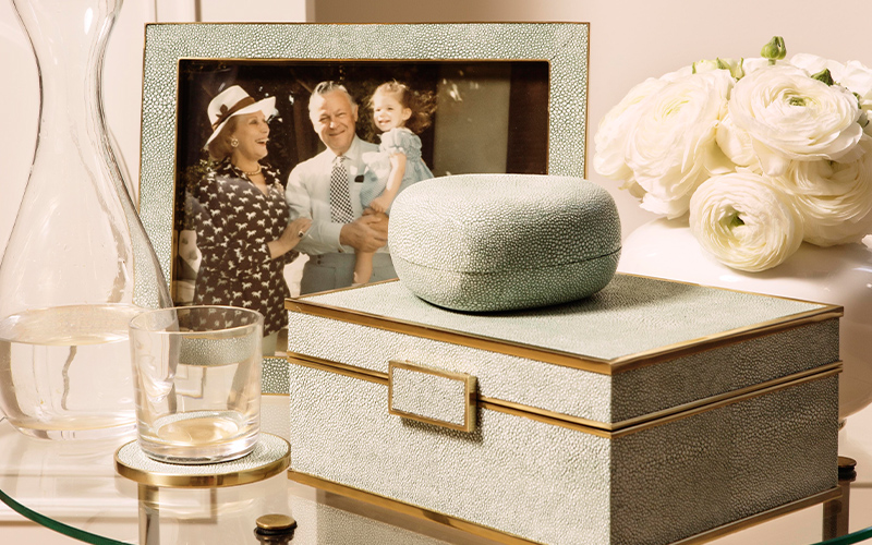GREEN SHAGREEN